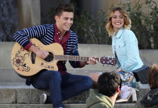 Martina Stoessel (VIOLETTA) a filmat in Barcelona Martina Stoessel (VIOLETTA) a filmat in Barcelona
