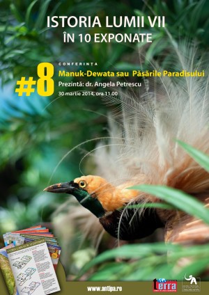PASARILE PARADISULUI ajung la Muzeul Antipa