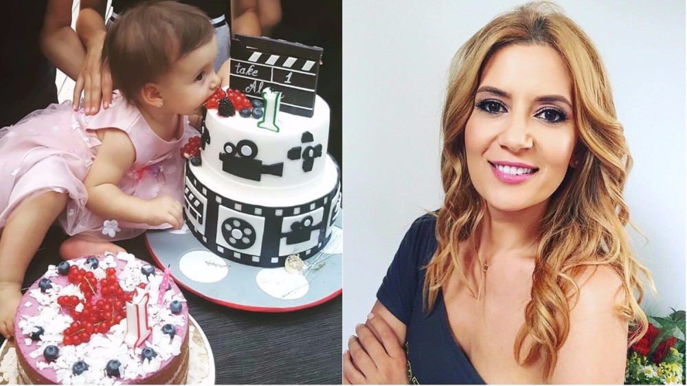 Fetiţa Amaliei Enache a avut parte de prima petrecere aniversară în avans