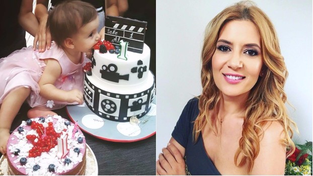 Fetiţa Amaliei Enache a avut parte de prima petrecere aniversară în avans