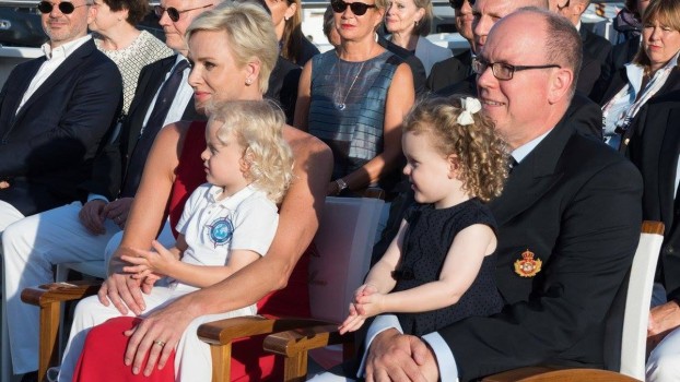 Gemenii Jacques și Gabriella de Monaco, apariție regală la lansarea unui vas de expediție