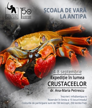 Expediție în lumea crustaceelor, la Antipa