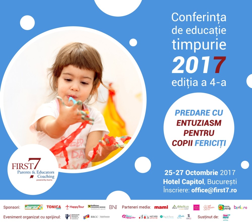 5 experți internaționali în educație preșcolară vin la Conferința de Educație Timpurie