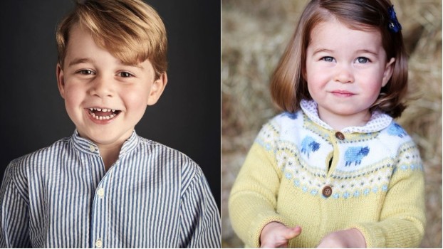 Prințul George și Prințesa Charlotte, adorabili în fotografia pentru felicitarea de Crăciun Prințul George și Prințesa Charlotte, adorabili în fotografia pentru felicitarea de Crăciun