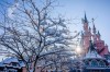 Lumea poveștilor în zăpadă!  Ninsoarea a transformat Disneyland Paris într-un tărâm de basm