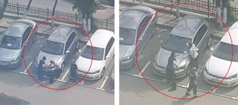 Revoltător! Un copil internat la „Marie Curie” le-a fotografiat pe infirmiere lustruind mașina unei șefe de secție