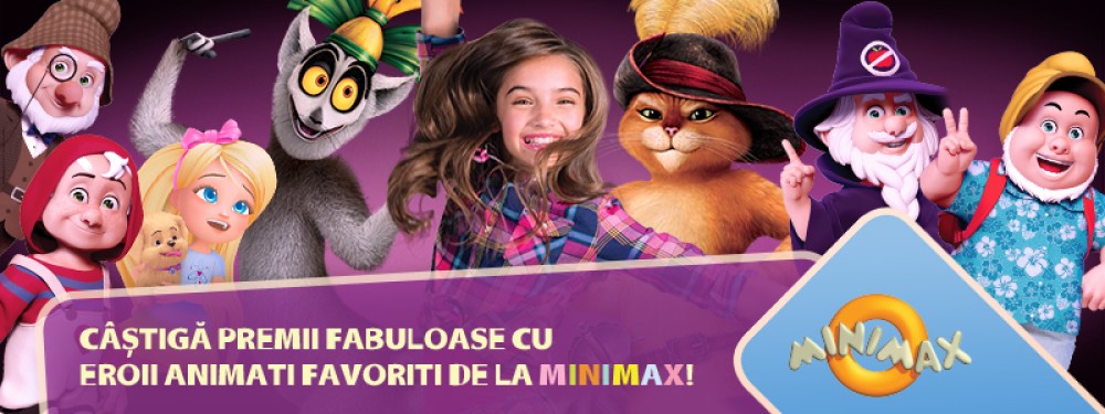 Minimax aduce desenele animate în parc,  pe 1 și 2 iunie!
